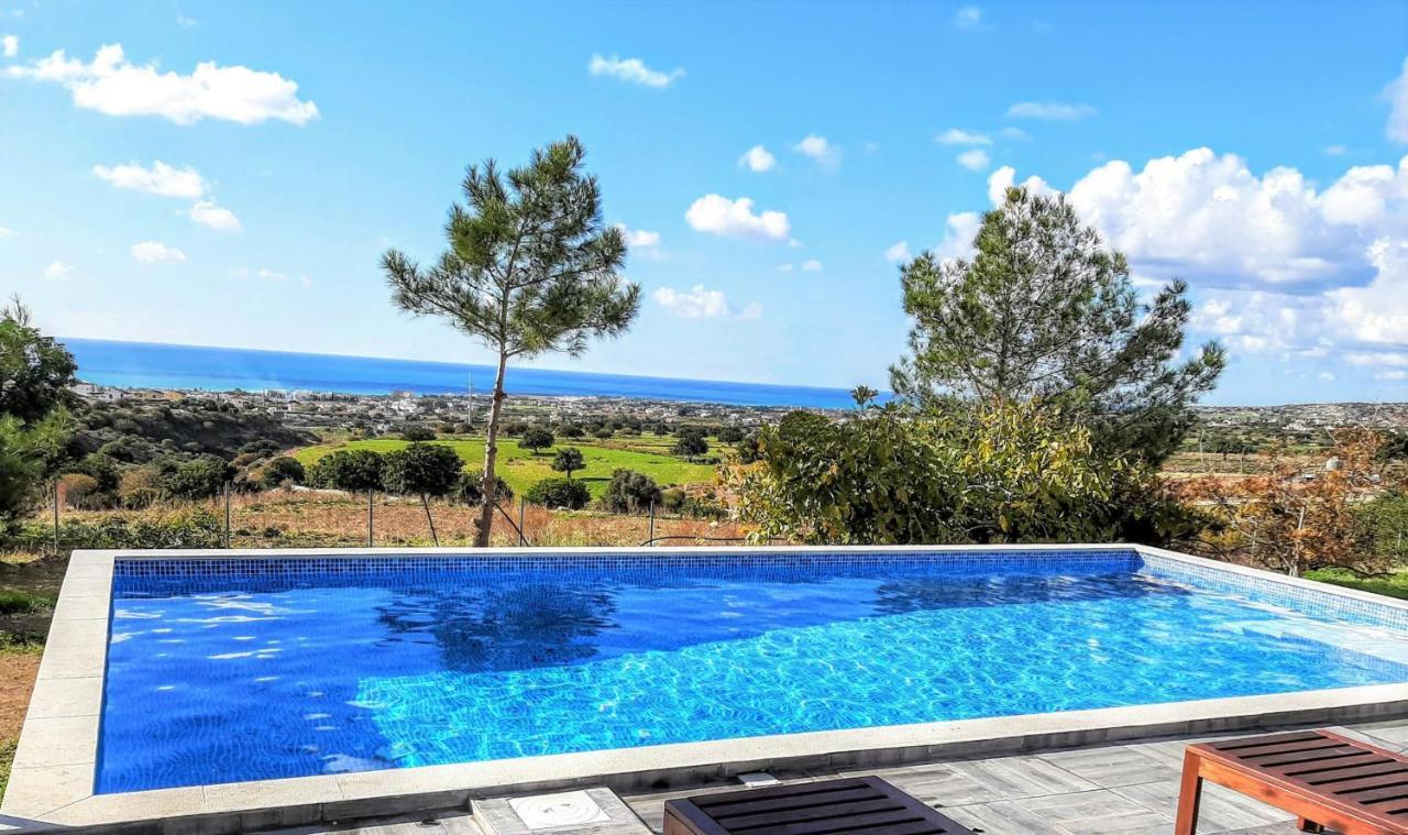 Villa Gavriel - Peyia Villa With Breathtaking Sea View, Peyia Villa With Private Pool, Secluded, Huge Outdoor Space, Mountain Views Esterno foto