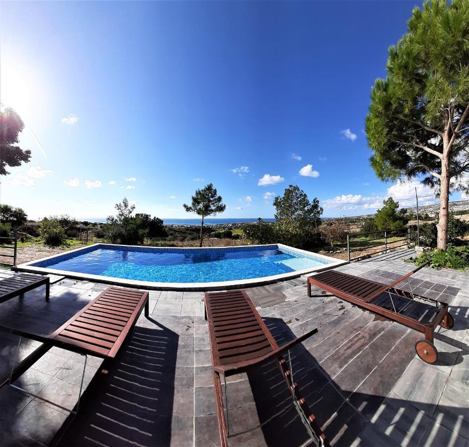 Villa Gavriel - Peyia Villa With Breathtaking Sea View, Peyia Villa With Private Pool, Secluded, Huge Outdoor Space, Mountain Views Esterno foto